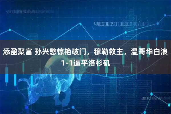 添盈聚富 孙兴慜惊艳破门，穆勒救主，温哥华白浪1-1逼平洛杉矶